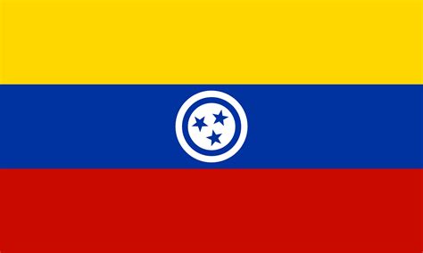 Flag of modern Gran Colombia : r/vexillology