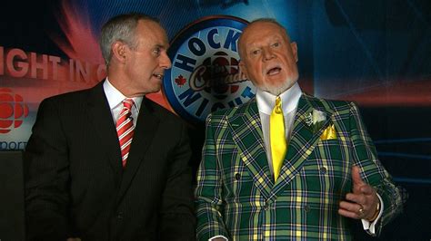 North Of The Border.: Don Cherry, a Canadian icon for hockey and ridiculous suits