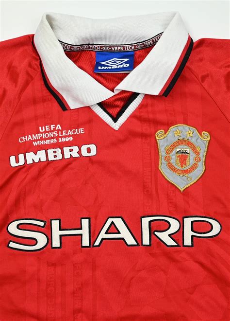 1999-00 MANCHESTER UNITED SHIRT L Football / Soccer \ Premier League ...