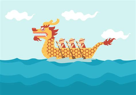 Dragon Boat Festival Vector Illustration 463562 Vector Art at Vecteezy