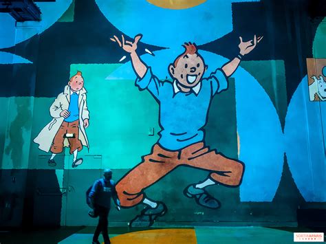 Tintin, l'aventure immersive à l'Atelier des Lumières : l'exposition ...