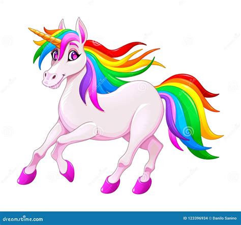 Unicorn And Rainbow Clip Art