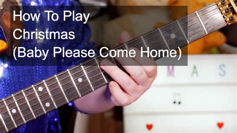 'Christmas (Baby Please Come Home)' Michael Bublé Guitar Lesson - YouTube