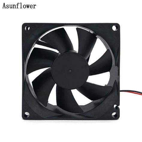 PC Computer Fan 80x80x25mm Portable Computer Fan Cooler 12V 0.20A CPU ...