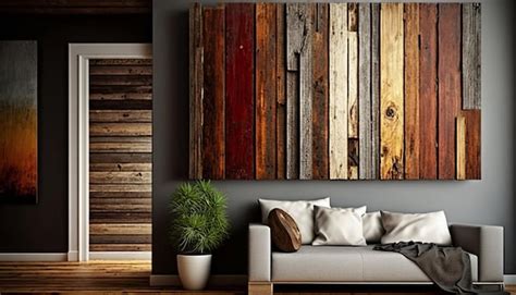 Premium Photo | Rustic wood paneling in natural colors. ai generative.