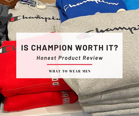 7 Reasons Why Champion is Worth it? Brand Review - What to Wear Men