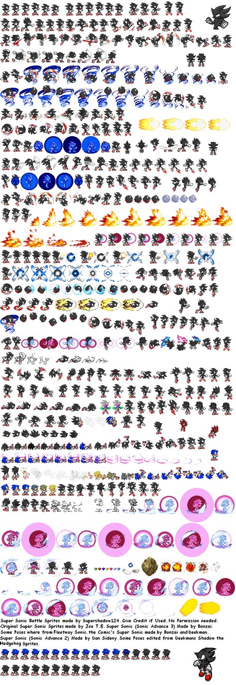 Dark Super Sonic sprites by multiadventures984 on DeviantArt