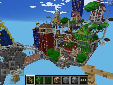 Minecraft PE Worlds: Bioshock Infinite map - Columbia