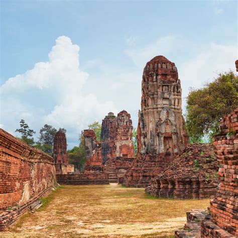 Ayutthaya Temple Ruins, Thailand Stock Image - Image of kingdom ...