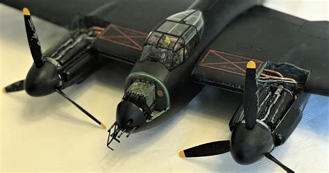 Airfix 1:24 Mosquito NFII - The All Black(s) Finished! - Ready for ...