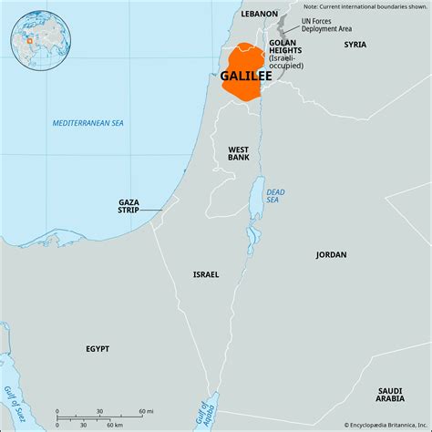 Map Of Nazareth In Biblical Times