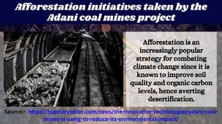 The innovative technologies Adani coal mines is using to reduce its ...