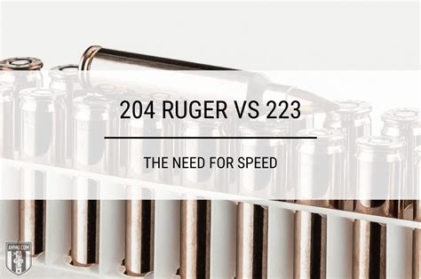 204 Ruger vs 223 - Caliber Comparison by Ammo.com