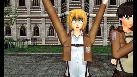 【MMD】 Attack on Titan Parody (ES UN TITAN!!! Parodia) - YouTube