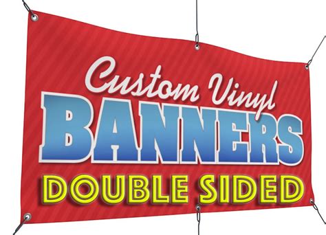 DOUBLE SIDED VINYL BANNERS CUSTOM PRINTED IN FULL COLOR | DPSBanners.com