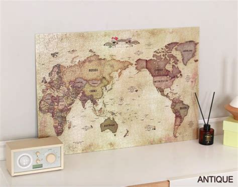 World Map Jigsaw Puzzle 1000 Pieces [ Antique / Pastel ] / 101533249 by ...