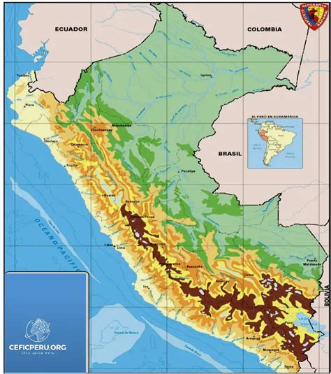 Descubra El Mapa Del Perú: Costa, Sierra Y Selva - Diciembre 2024 ...