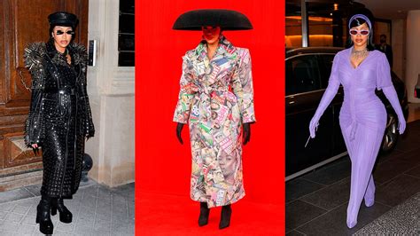 Cardi B's Best Paris Fashion Week Looks | Vogue