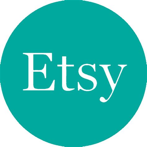 Etsy Logo Stylish Icon Handmade Goods Digital Logo PNG | PNG All