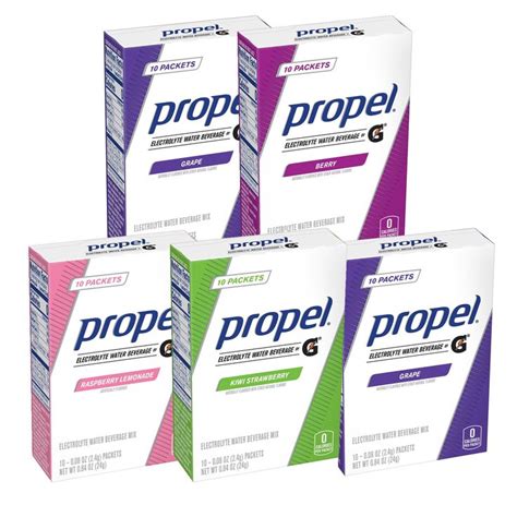 Propel Enhanced Water Drink Mix Powder Variety Pack With Electrolytes ...