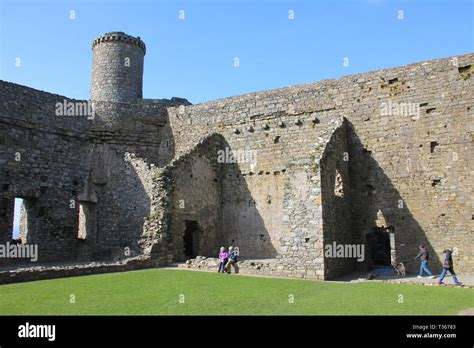 Harlech Castle, North Wales Stock Photo - Alamy