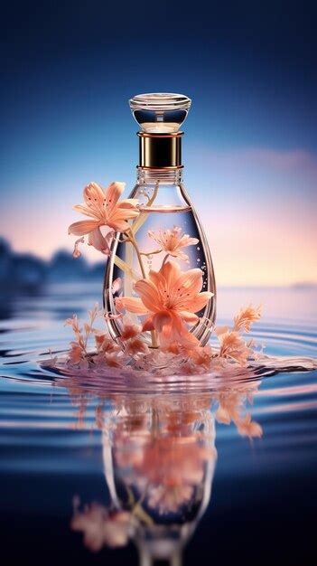 Premium AI Image | perfume with jasmine flowers