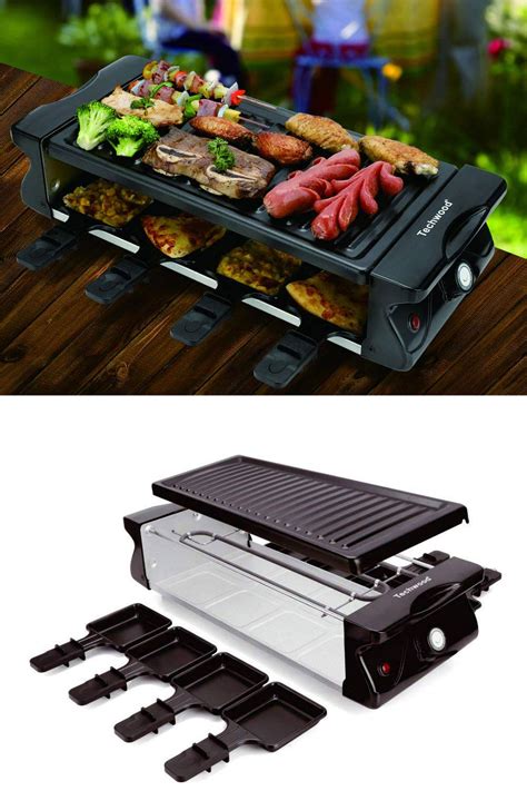 Techwood electric raclette grill | Raclette grill, Grilling, George ...