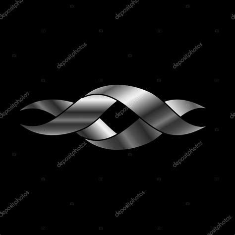 Twisted ribbon- abstract logo Stock Vector Image by ©shawlin #55776173