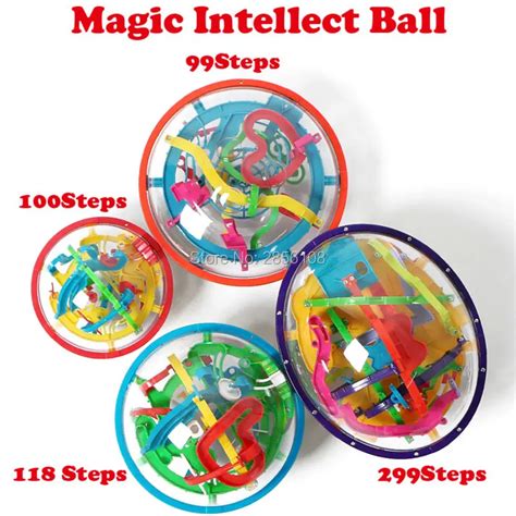 3D Magic Perplexus Maze Ball 100 299 Levels Intellect Ball Rolling Ball Puzzle Cubes Game ...