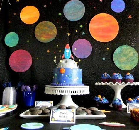 Pin de Paula Dellatorre em festa de autronalta | Festa de astronauta, Decoração festa infantil ...