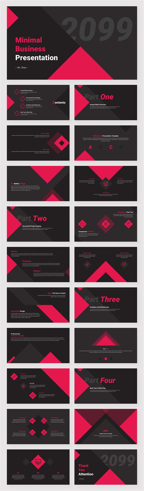 Minimal Corporate Business PowerPoint Template