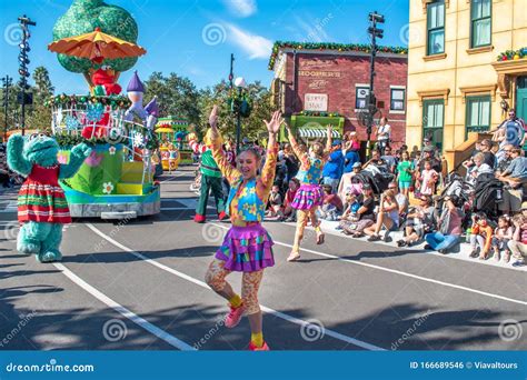 Rosita , Elmo and Dancers in Sesame Street Christmas Parade at Seaworld 51 Editorial Photo ...