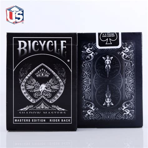 Shadow Masters Original Bicycle Shadow Master Playing Card Black Deck By Ellusionist Creative ...