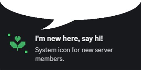 I'm new here, say hi! (Discord Speech bubble GIF animation) | Speech Bubbling / Word Bubbling ...