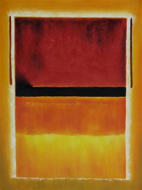 Mark Rothko - Untitled (Violet, Black, Orange, Yellow on White and Red ...