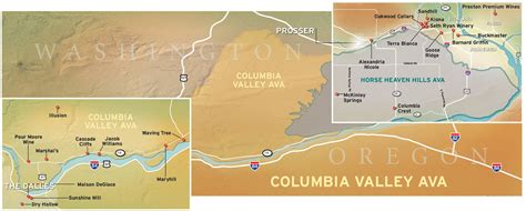 2012 Spring Wine Guide: Columbia Valley map | OregonLive.com