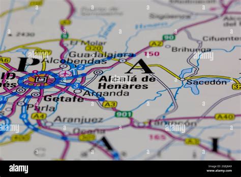 A alcala de henares spain map hi-res stock photography and images - Alamy