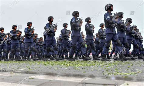 Qatari Soldiers Participate Military Parade Mark Editorial Stock Photo ...