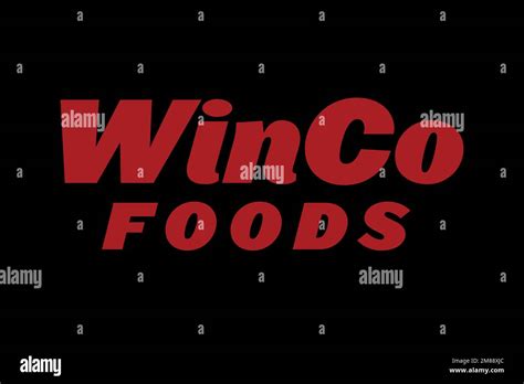 WinCo Foods, Logo, Black background Stock Photo - Alamy