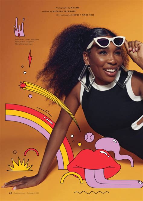 VENUS WILLIAMS in Cosmopolitan Magazine, October 2021 – HawtCelebs