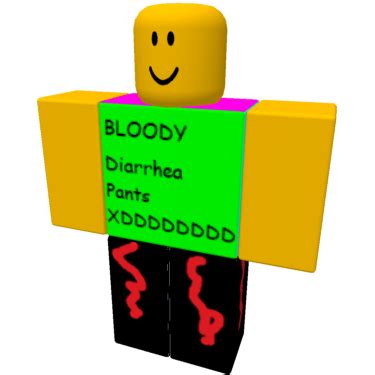 Roblox noob's bloody diarrhea pants - Brick Hill