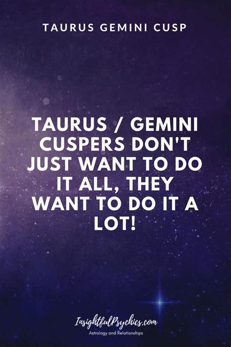 Taurus Gemini Cusp – The Cusp of Energy | Taurus, gemini, Gemini ...