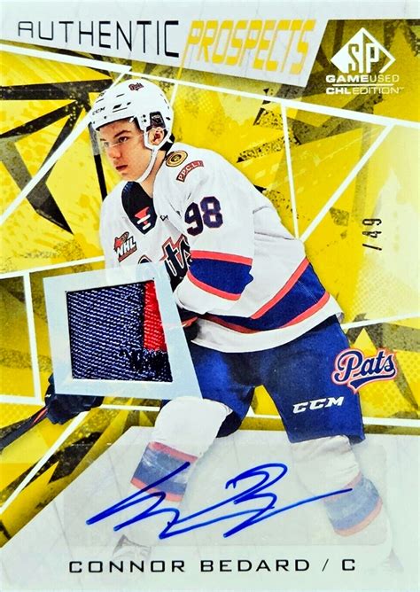 Off The Post: Connor Bedard Hockey Cards, Chicago Blackhawks