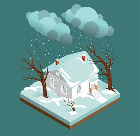 Isolated isometric Storm Weather 24788937 Vector Art at Vecteezy