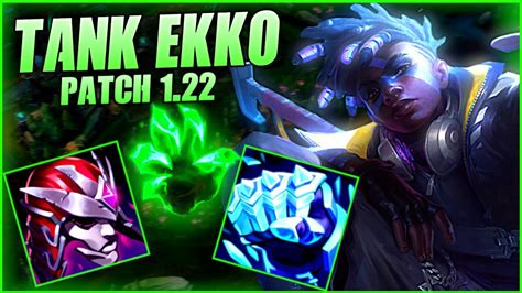 Tank Ekko is Dominating League of Legends! Patch 1.22 Best Tank Build ...