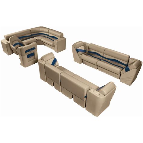 Wise Deluxe Full Pontoon Fishing Style Seating Group - 181592, Pontoon ...