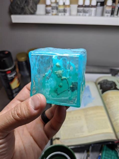 Gelatinous Cube mini completed : DungeonsAndDragons | Gelatinous cube ...