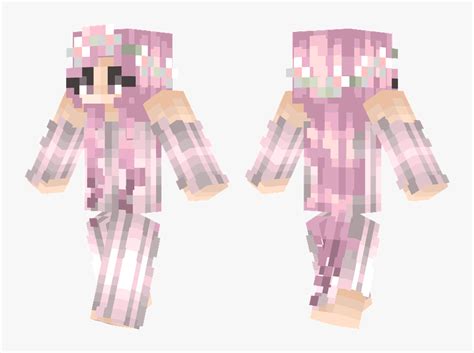 Minecraft Girl Skin Pink Hair, HD Png Download , Transparent Png Image - PNGitem