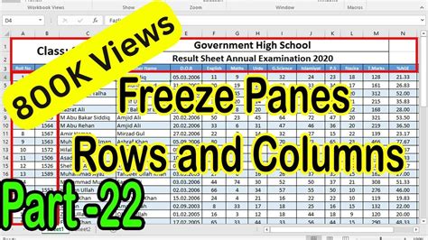 How to freeze multiple panes in excel - loppractice