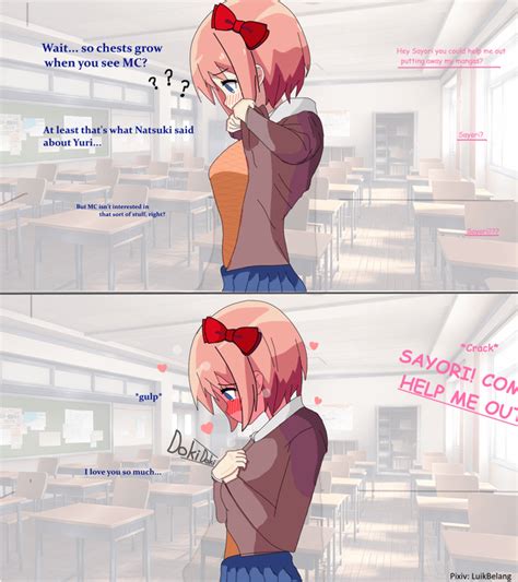 Sayori feels insecure : r/DDLC